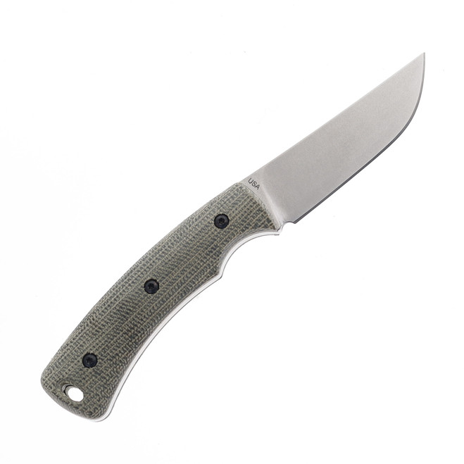 ユウ Three Rivers TagAlong Fixed Blade MagnaCut Blade Double OD Green