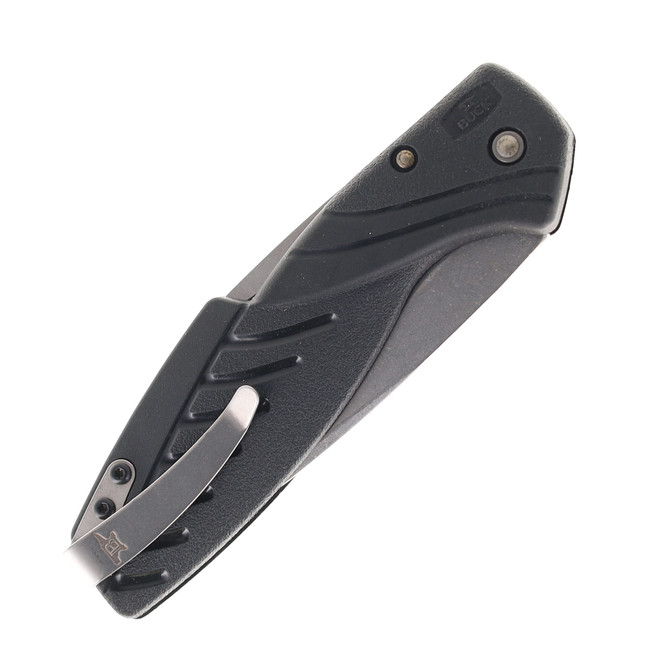 Buck Rival III Folding Knife Black Nylon Handle 420HC Plain Edge