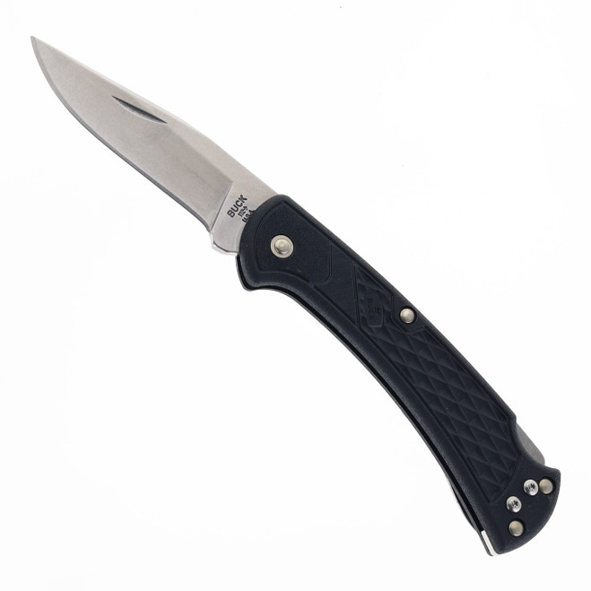 Buck Slim Ranger Folding Knife Black Nylon Handle 420HC Plain Edge 3112BKS1