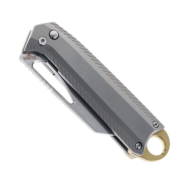 Ketuo Ventr 4 Folding Knife Beadblast Titanium Handle Satin M390
