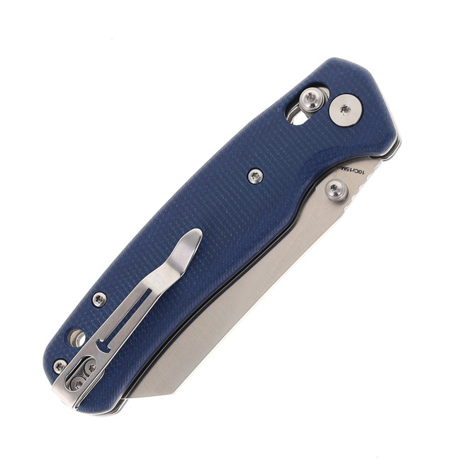 Bestechman CICADA'S WING Folding Knife Blue Micarta Handle