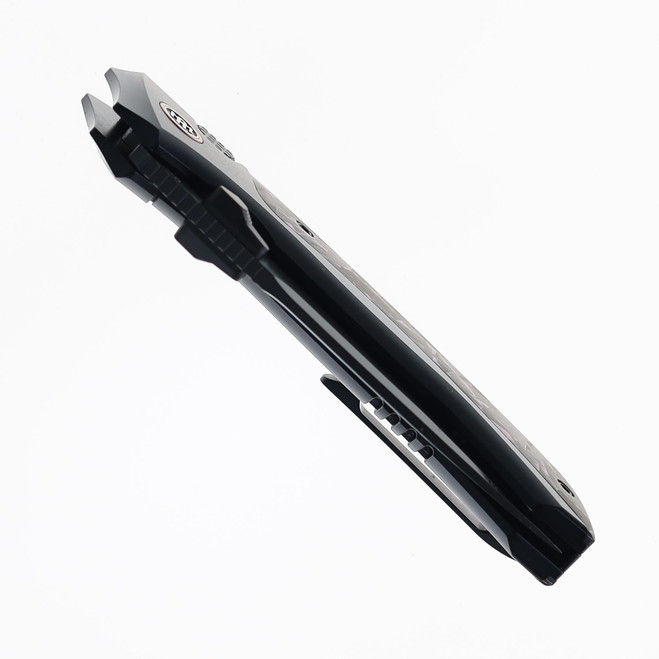 Remette RT-Steed Folding Knife Purple Carbon Fiber & Black