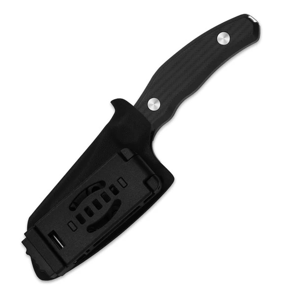 Kizer Bulldog Fixed Blade Knife Black G10 Handle 14C28N Sheepsfoot