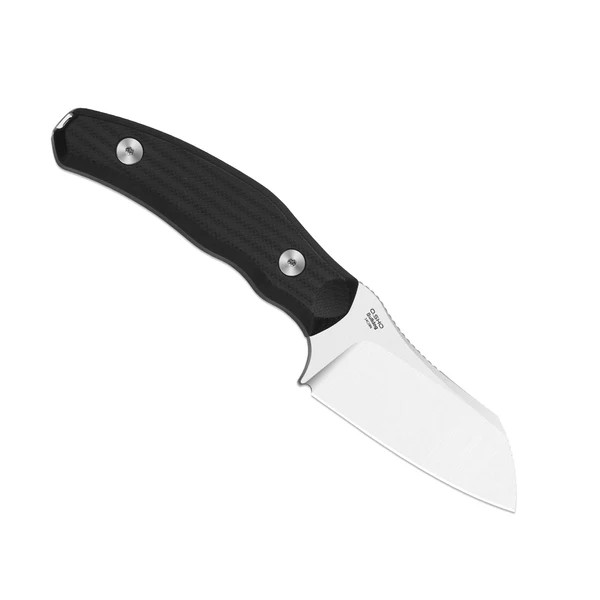 c Kizer Bulldog Fixed Blade Knife Black G10 Handle 14C28N Sheepsfoot