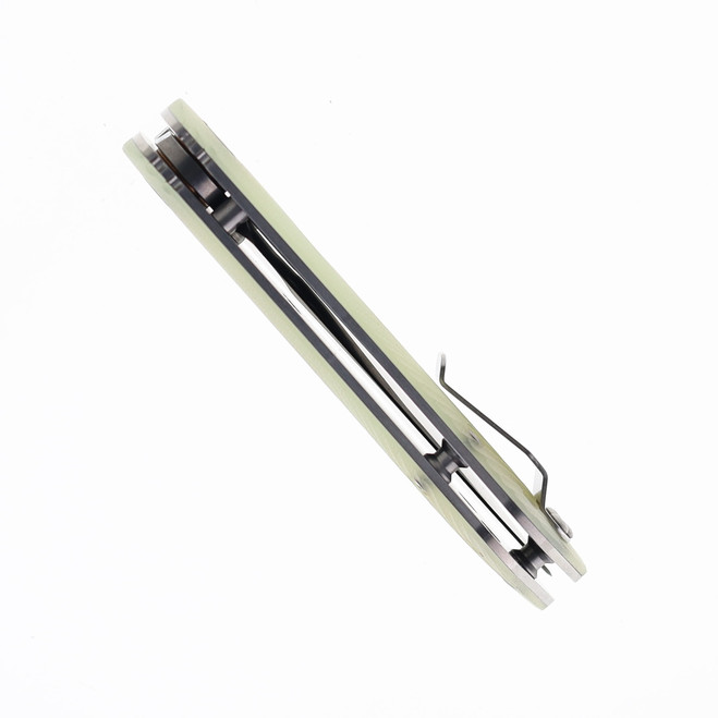 Southern Grind Spider Monkey Folding Knife Jade Titanium Handle