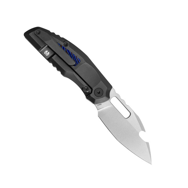 Molsect 808Attack Folding Knife DLC Titanium/Timascus Handle S90V