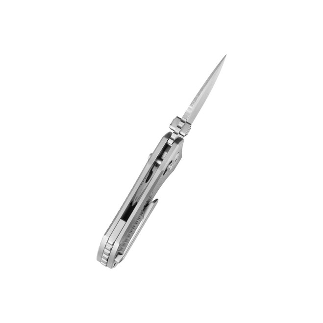 KB Jarpen Folding Knife Sandblast Titanium Handle S90V Drop Point