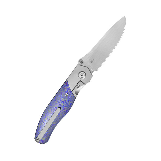 KB Knives Velvet Snake Folding Knife Sandblast Titanium/Zircuti