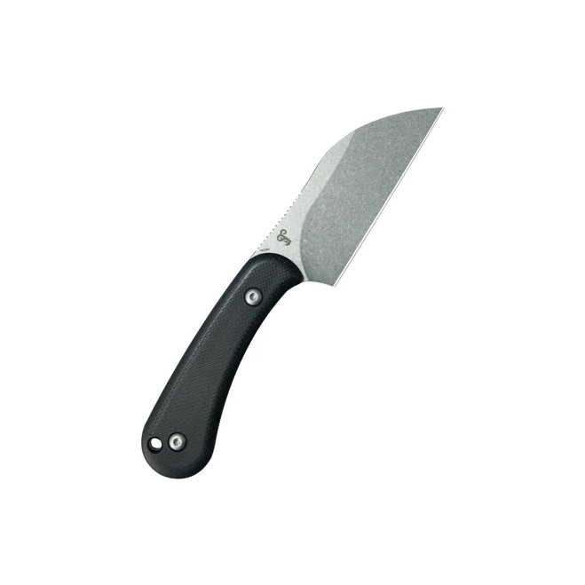 Kubey Rockhopper Fixed Blade Knife Black G10 Handle 14C28N