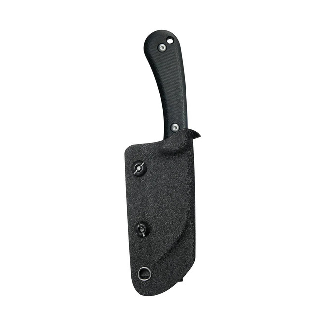 Kubey Rockhopper Fixed Blade Knife Black G10 Handle 14C28N