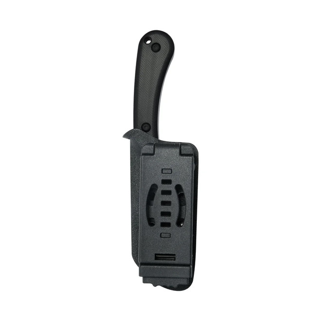 Kubey Rockhopper Fixed Blade Knife Black G10 Handle 14C28N