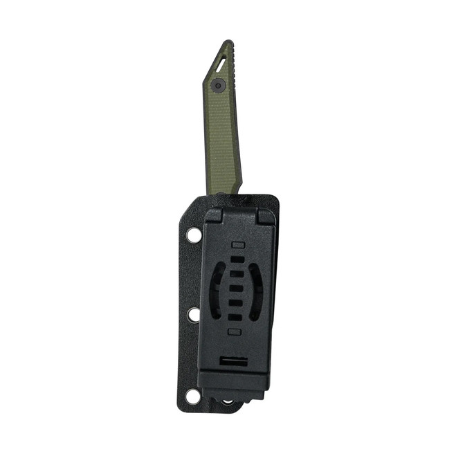 Kubey Goliath Fixed Blade Knife Green Micarta Handle 14C28N Tanto