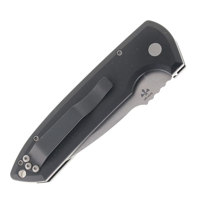 Pro-Tech Knives Rockeye Automatic Knife Black Aluminum Handle
