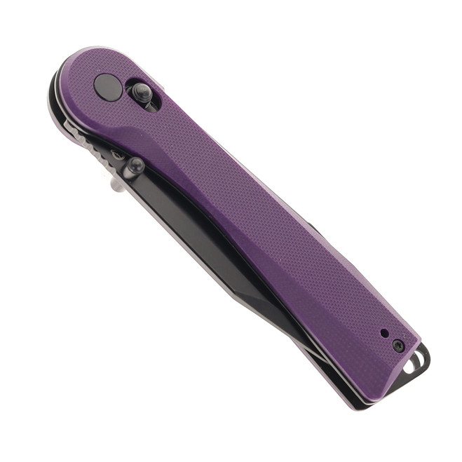 Rapax Trek Folding Knife Purple G10 Handle VG-10 Drop Point Plain