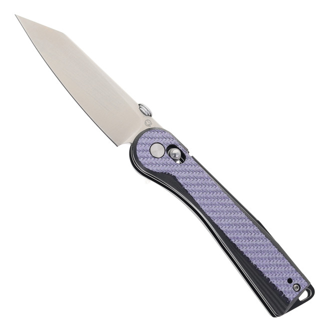 Rapax Slick Folding Knife Black G10 Handle VG-10 Plain Edge Satin Finish MK004-2CFPL