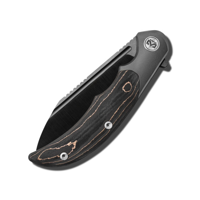 Miguron Conquistador Folding Knife Bronze Carbon Fiber Satin DLC