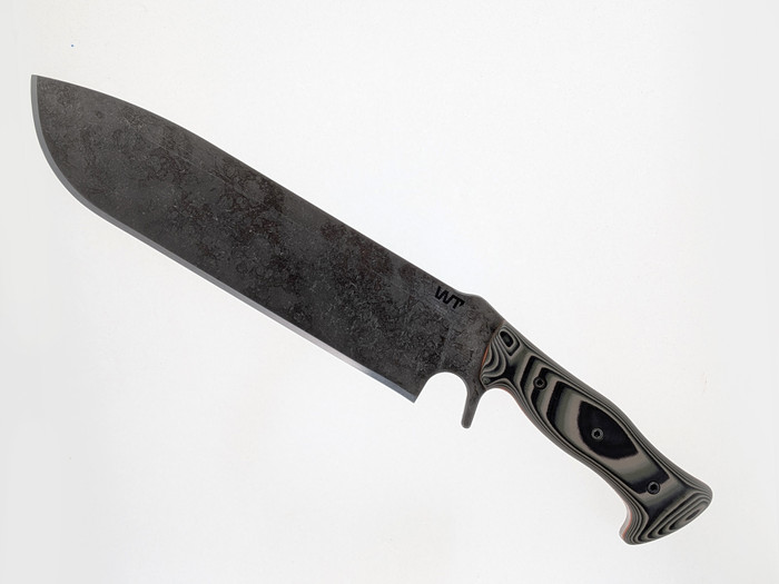 Work Tuff Gear Mt. Man Fixed Blade Knife Wilderness Canvas Micarta Camo Handle K329 APO Blade Kydex Sheath