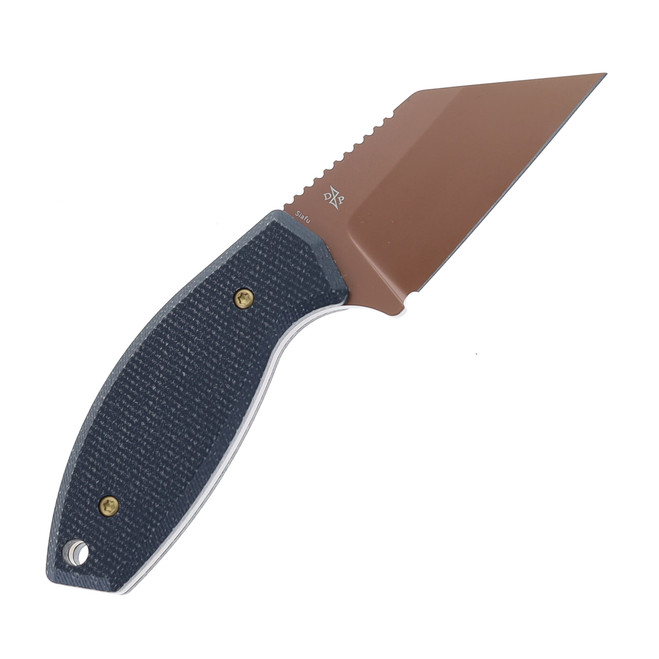 ブラックs Kansept Siafu Fixed Blade Knife Black Micarta Handle D2 Plain Edge