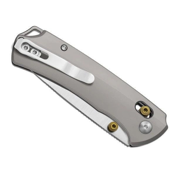 Kizer T1 CD Folding Knife Silver Titanium Handle M390 Drop Point