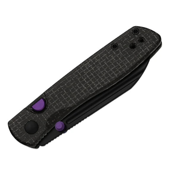 Kizer Renissance Folding Knife Black Micarta Handle N690