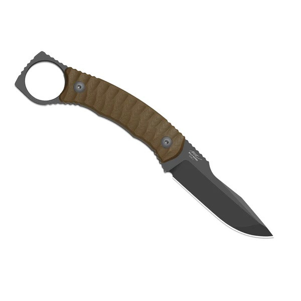 Kizer Billy Bones Fixed Blade Knife Sand G10 Handle AEB-L Drop