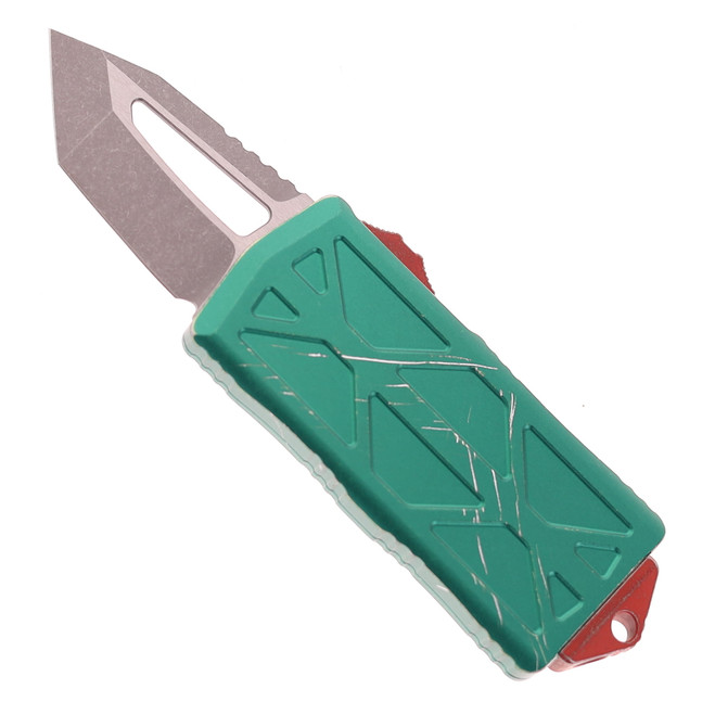 Microtech Exocet OTF Money Clip Standard Signature Series T/E Apocalyptic M390 Blade Bounty Hunter Cali Legal Aluminum Handle 158-10BH