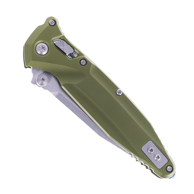 Microtech Socom Delta Ram-Lok Folding Knife OD Green Aluminum