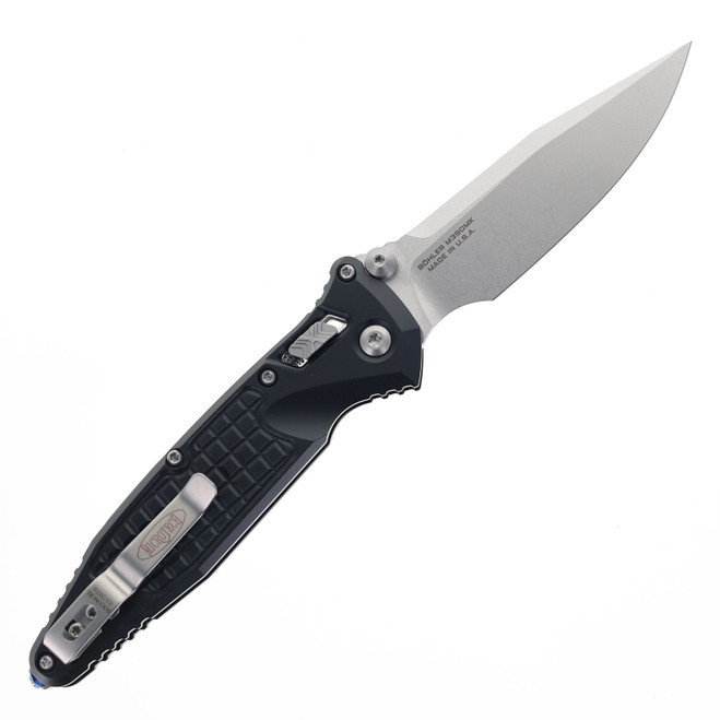 Microtech Socom Ram-Lok Folding Knife Black Aluminum Frag Handle S