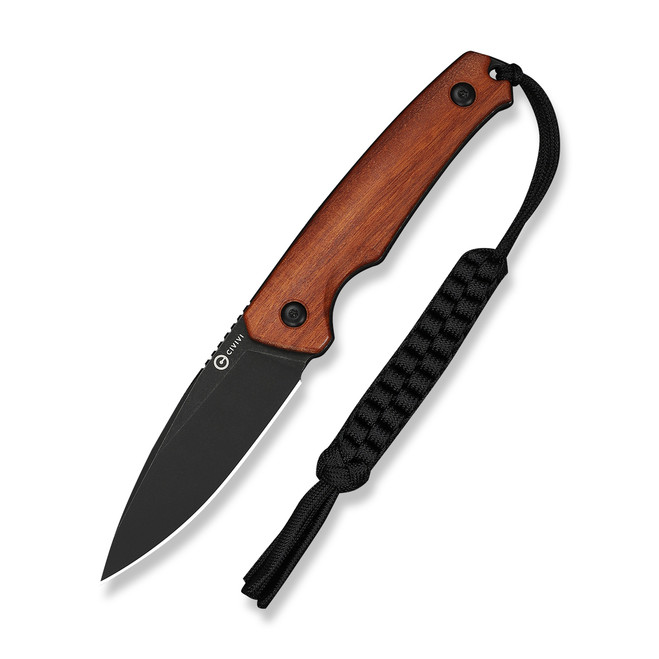 Civivi Altus Fixed Blade Knife Guibourtia Wood Handle 14C28N Plain