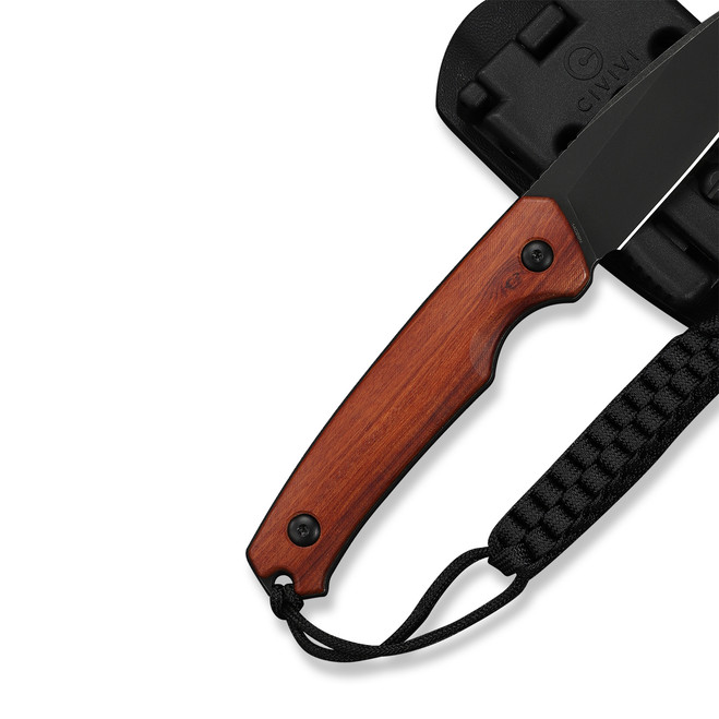 Civivi Altus Fixed Blade Knife Guibourtia Wood Handle 14C28N Plain