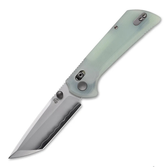 ① North Mountain Blade Folding Knife Jade G10 Handle SLD-Magic Tanto