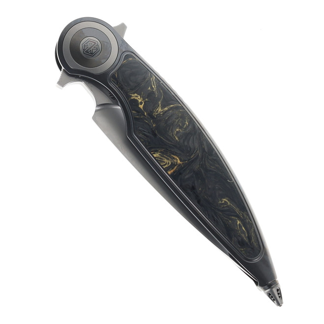 ★限定 POPMAX①CUBA LIBRE②BLACK VIPER 2個セット Rike Viper 2 B Folding Knife Dark Gray Titanium Handle w/ Gold