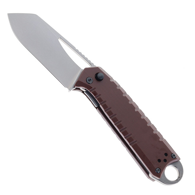 Ketuo Ventr V2 Folding Knife Rust Brown G10 Handle Stonewashed 14C28N Blade