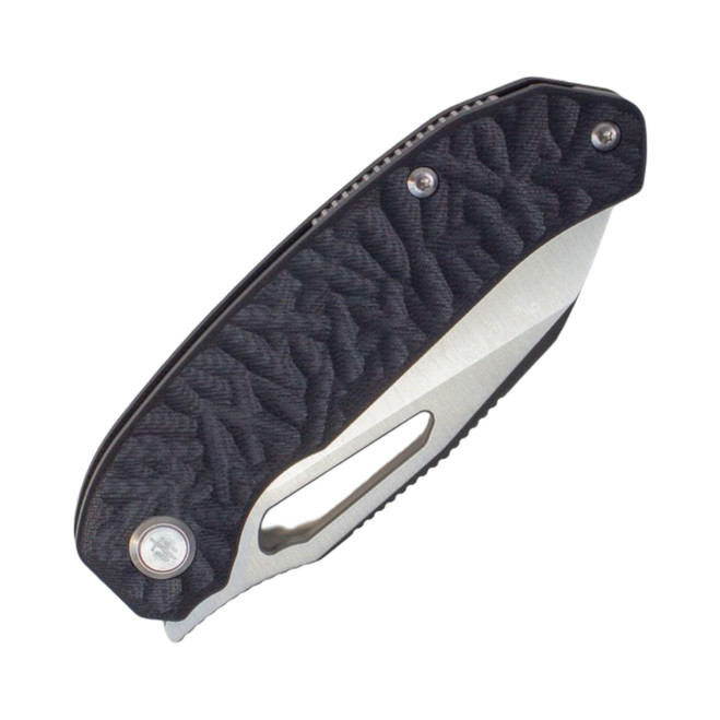 TacKnives Magnificent Beast Folding Knife Black G10 Handle Satin