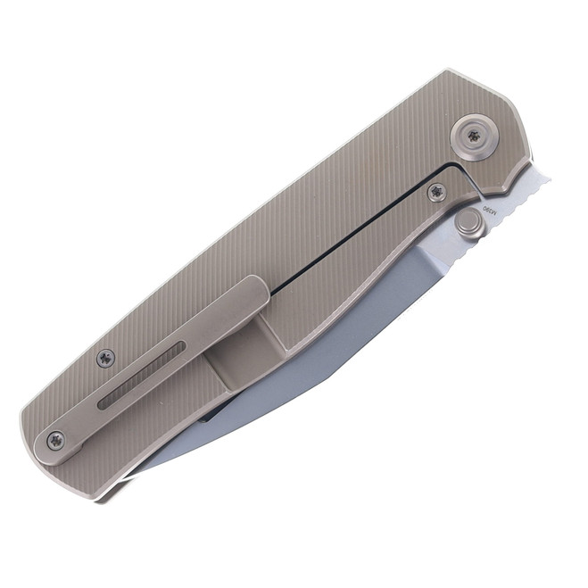 KB Albatross Folding Knife Bronze Titanium Handle M390 KB471C