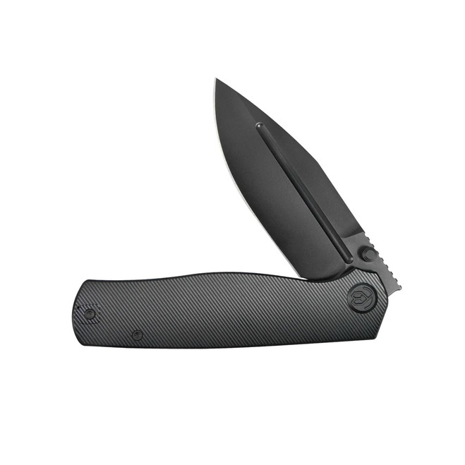専用3 KB Albatross Folding Knife Black Titanium Handle M390 Clip Point