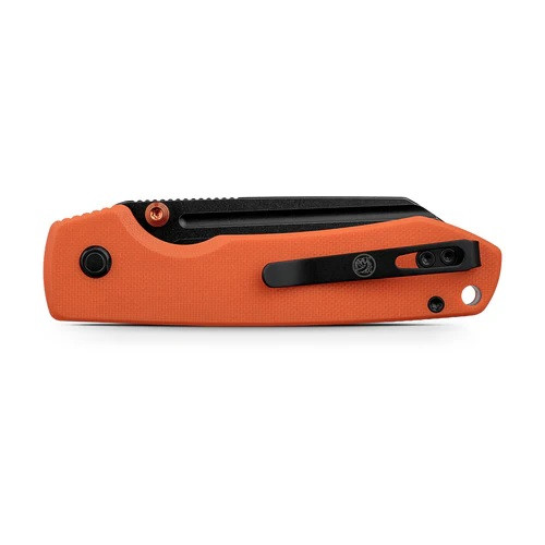 専用2 Vosteed Raccoon 2.0 Top Liner Lock Folding Knife Orange G10 Handle