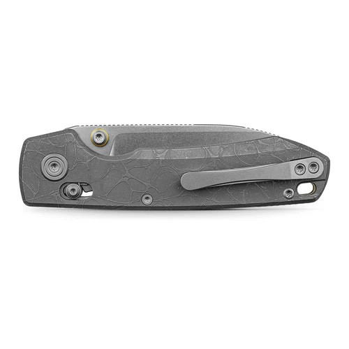 ジャック Vosteed Raccoon TiSlim Folding Knife Acid Wash Gray Titanium
