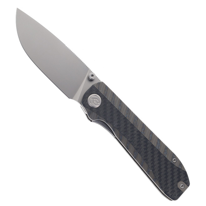 KB Zephyr Folding Knife Flame Titanium & Carbon Fiber Handle M390 Blade KB431B