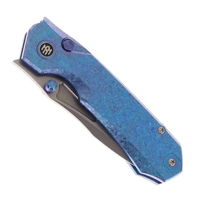 Remette RT-Rhino Folding Knife Blue Anodic Oxidation Titanium