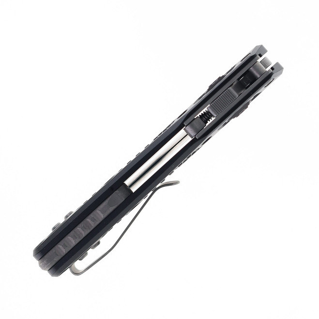 Microtech MSI Mini RAM-LOK Folding Knife Black Frag Aluminum
