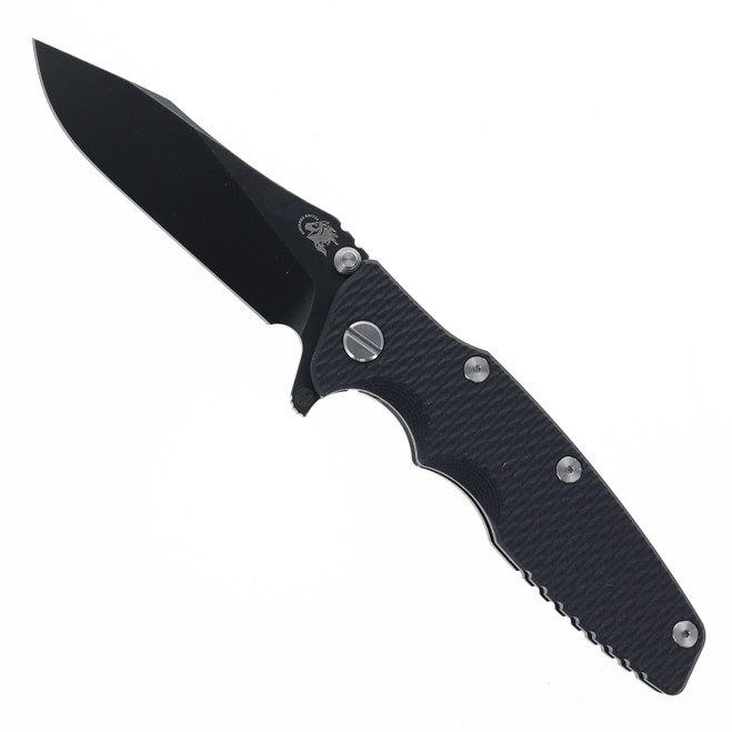 Hinderer Eklipse Slicer Folding Knife Black G10 Handle Battle Black S45VN Blade & Lockside