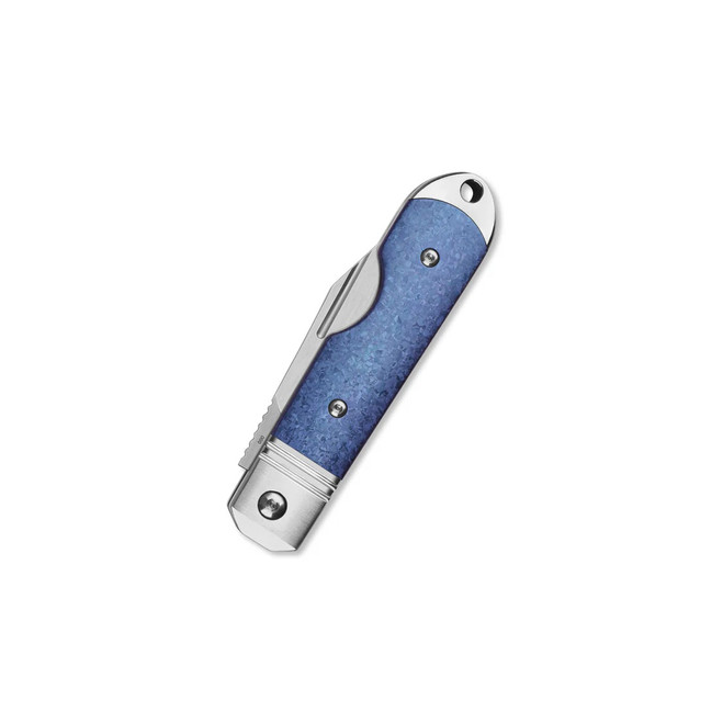 QSP Moray Limited Edition Folding Knife Blue Crystal Titanium