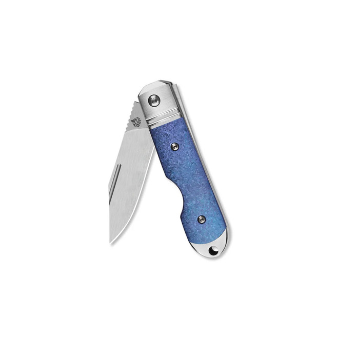 QSP Moray Limited Edition Folding Knife Blue Crystal Titanium