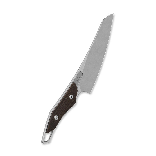 V　 QSP T-Cook Fixed Blade Knife Black Glow in the Dark G10 Handle