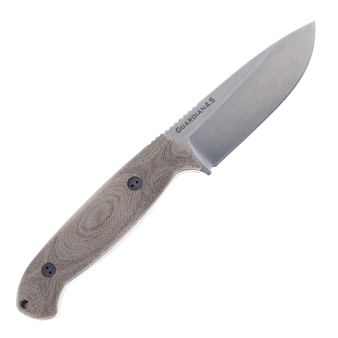 Bradford Knives 3D Guardian 4.5 Fixed Blade Knife Natural Micarta