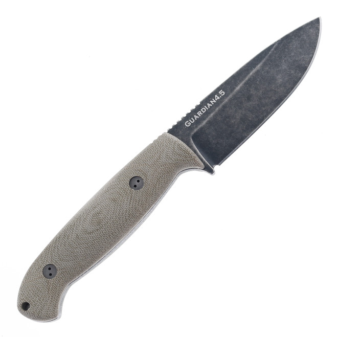 Bradford Knives 3D Guardian 5.5 Fixed Blade Knife Green Micarta