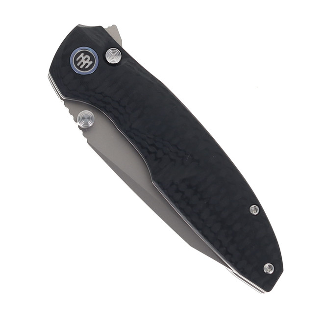 Remette Cool Whale Folding Knife Black G10 Handle 14C28N Plain