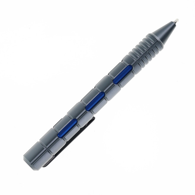 Maxace Judge 3 Pen Bolt Action Aluminum Gray & Blue Pen MC46-1-B