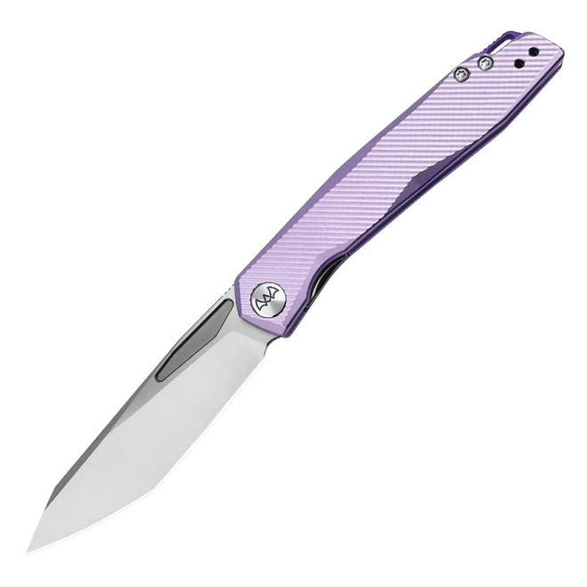 新品☆ Offenオッフェン pointed-LAND PURPLE 紫 39 Wixco Fenix Folding Knife Purple Aluminum Handle N690 Plain Edge
